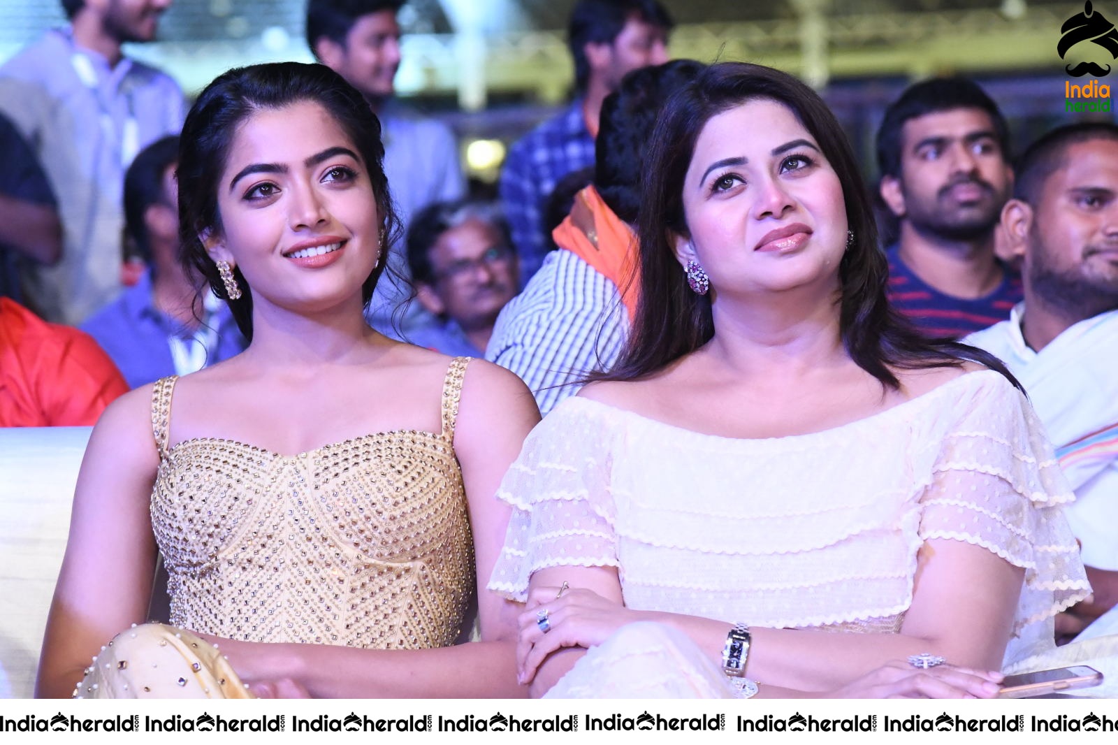 Rashmika Mandanna Seen along with Sangeetha at SN event Set 2