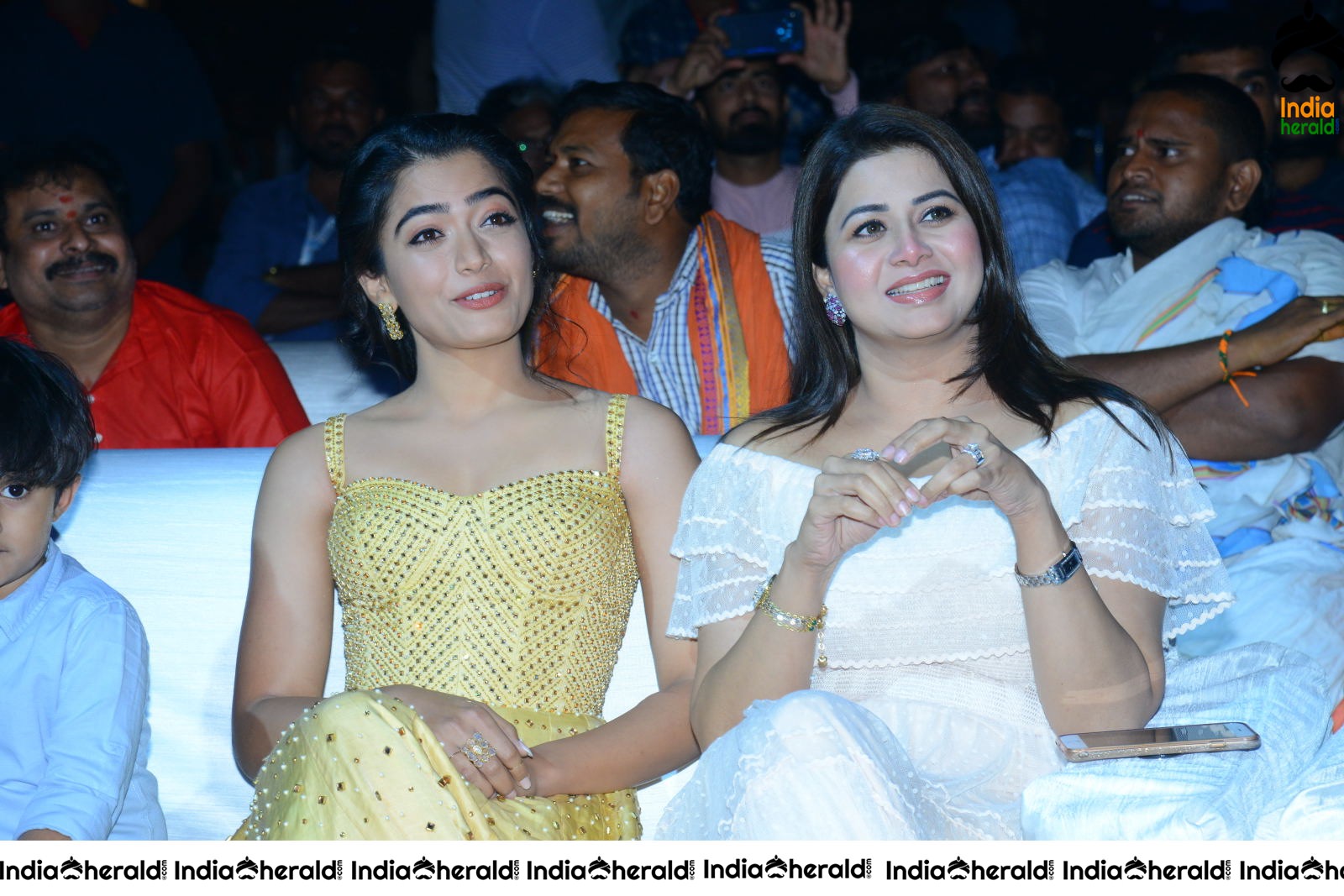 Rashmika Mandanna Seen along with Sangeetha at SN event Set 2