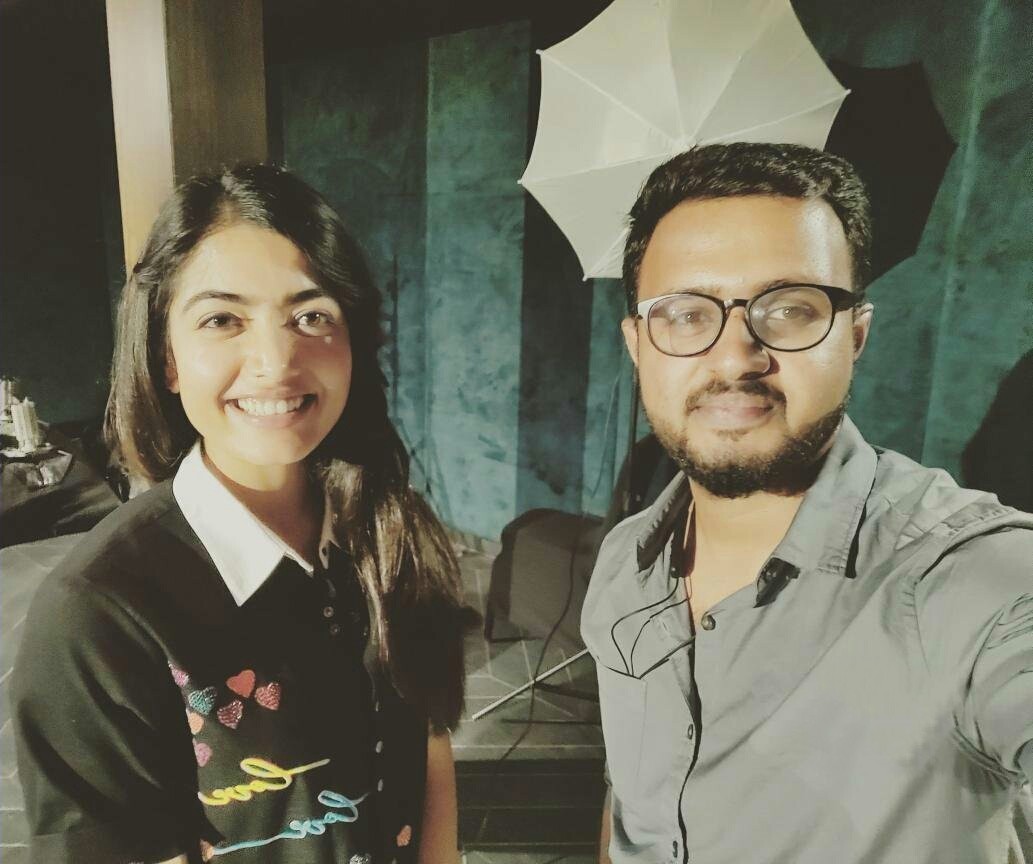 Rashmika Mandanna With Movie Buffs
