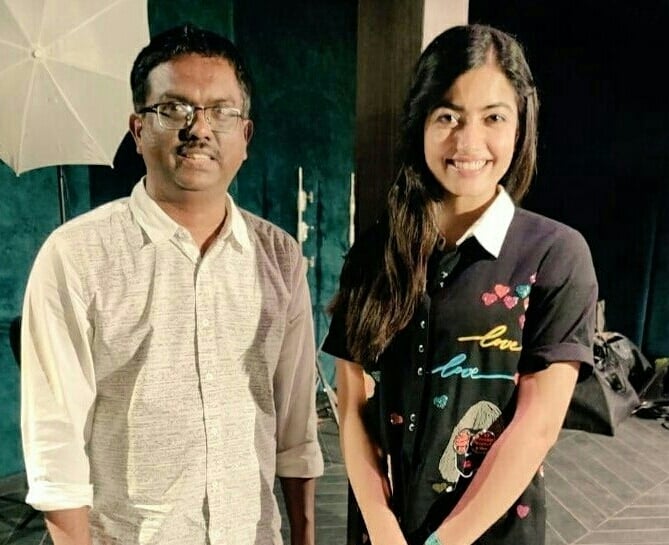 Rashmika Mandanna With Movie Buffs