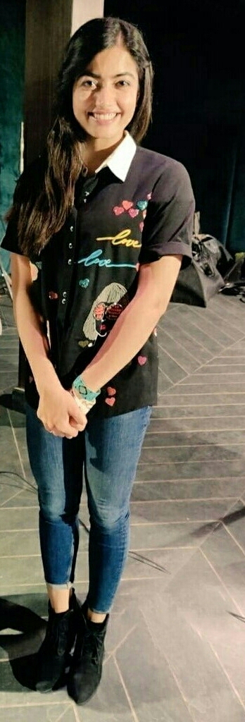 Rashmika Mandanna With Movie Buffs