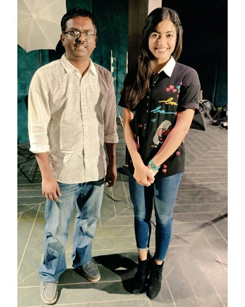 Rashmika Mandanna With Movie Buffs