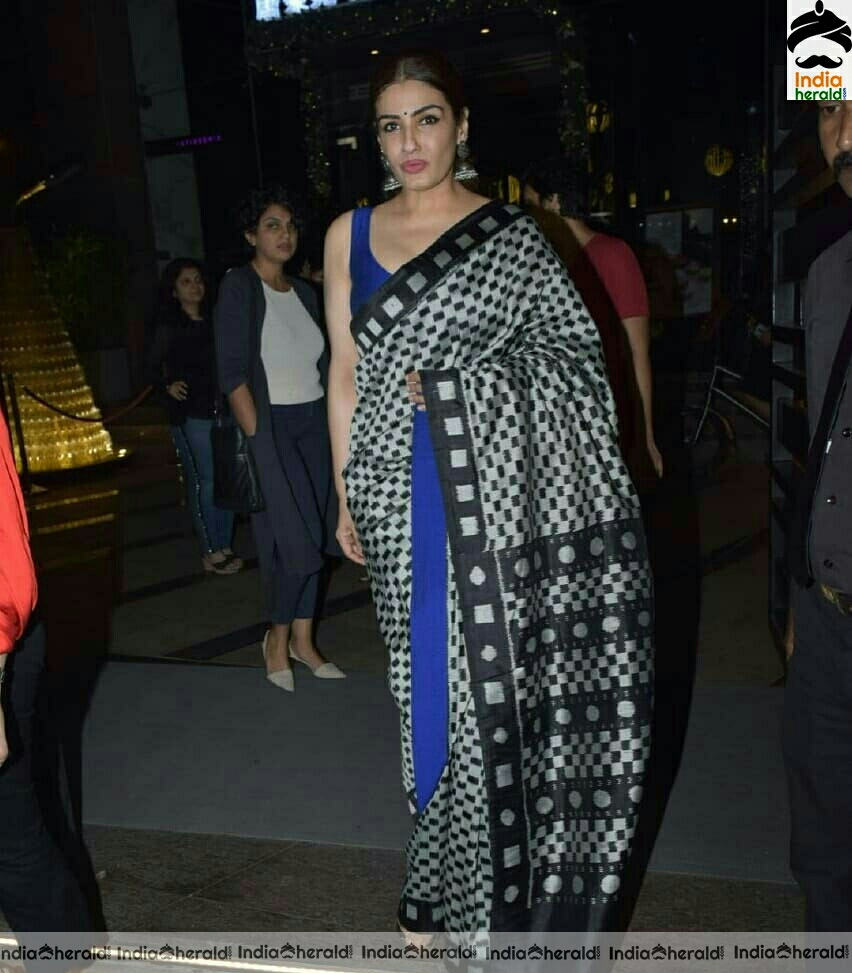 Raveena Tandon Spotted At Yautcha In BKC