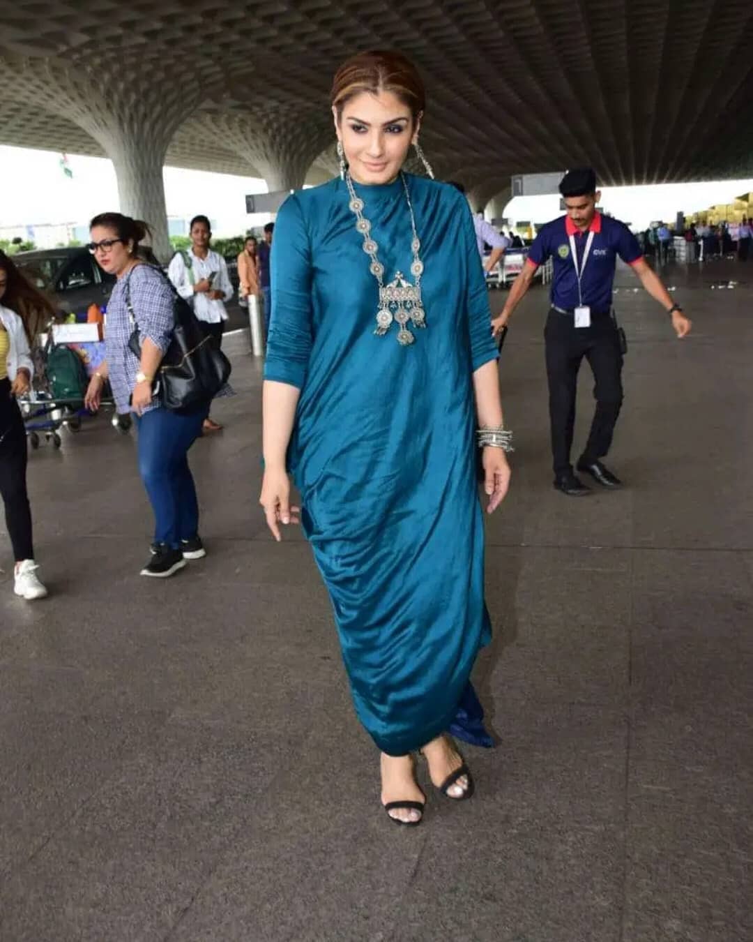 Raveena Tandon Was Recently Spotted At The Mumbai Airport