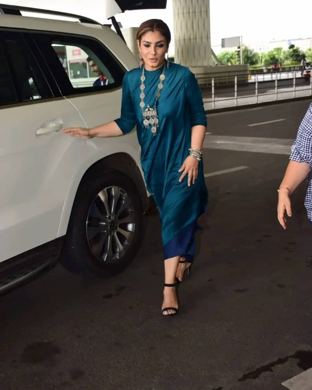 Raveena Tandon Was Recently Spotted At The Mumbai Airport