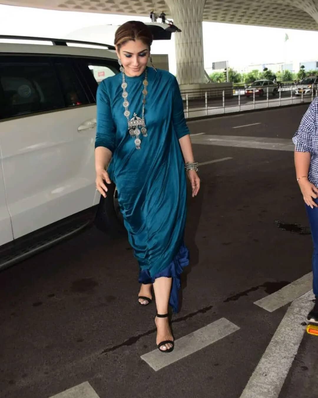 Raveena Tandon Was Recently Spotted At The Mumbai Airport