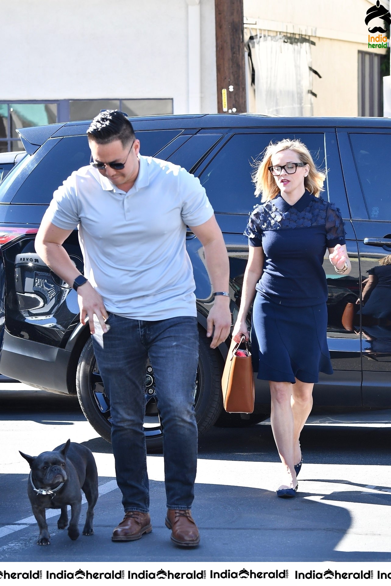 Reese Witherspoon caught by Paparazzi while out in Brentwood CA Set 1