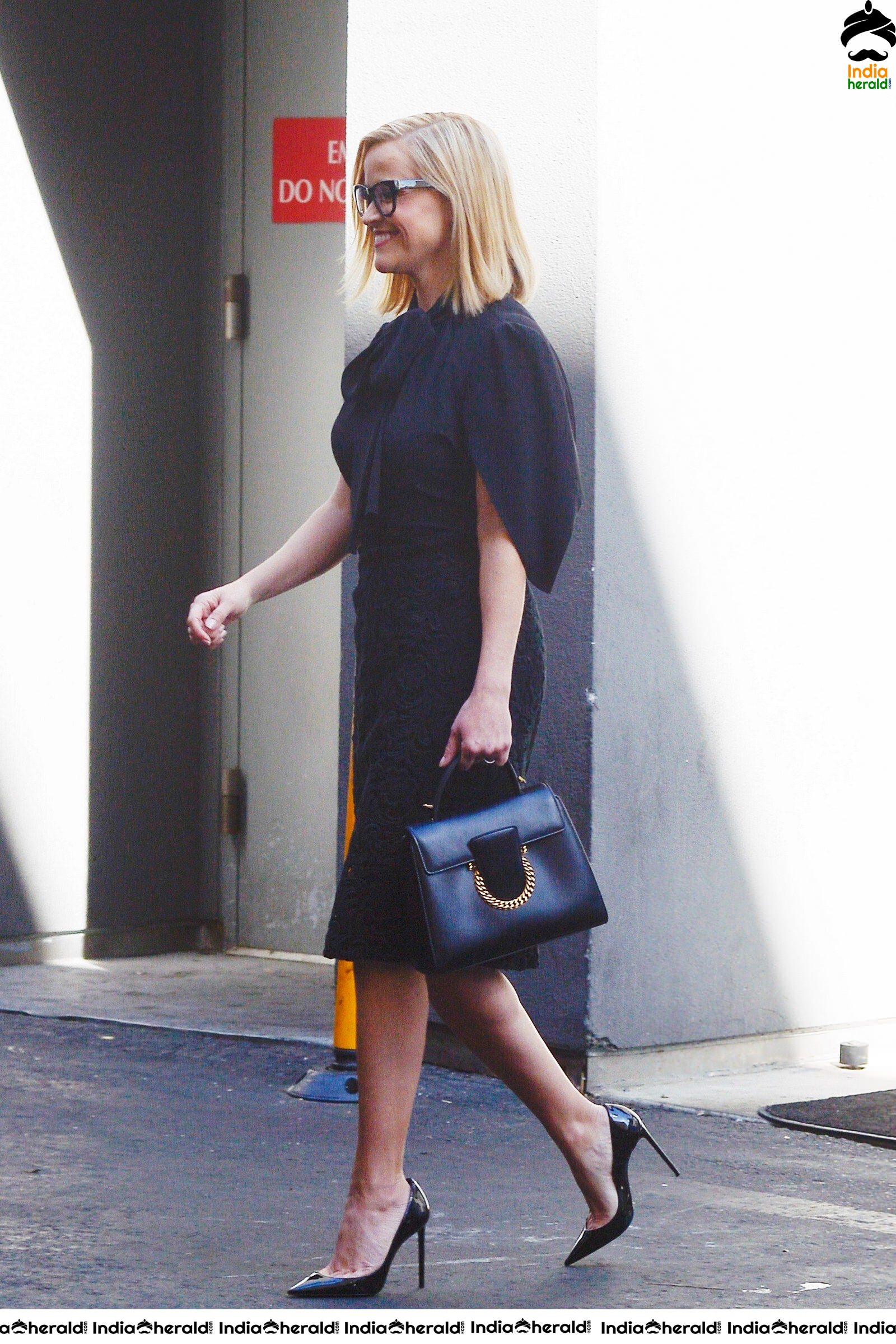 Reese Witherspoon Outside her Office in LA