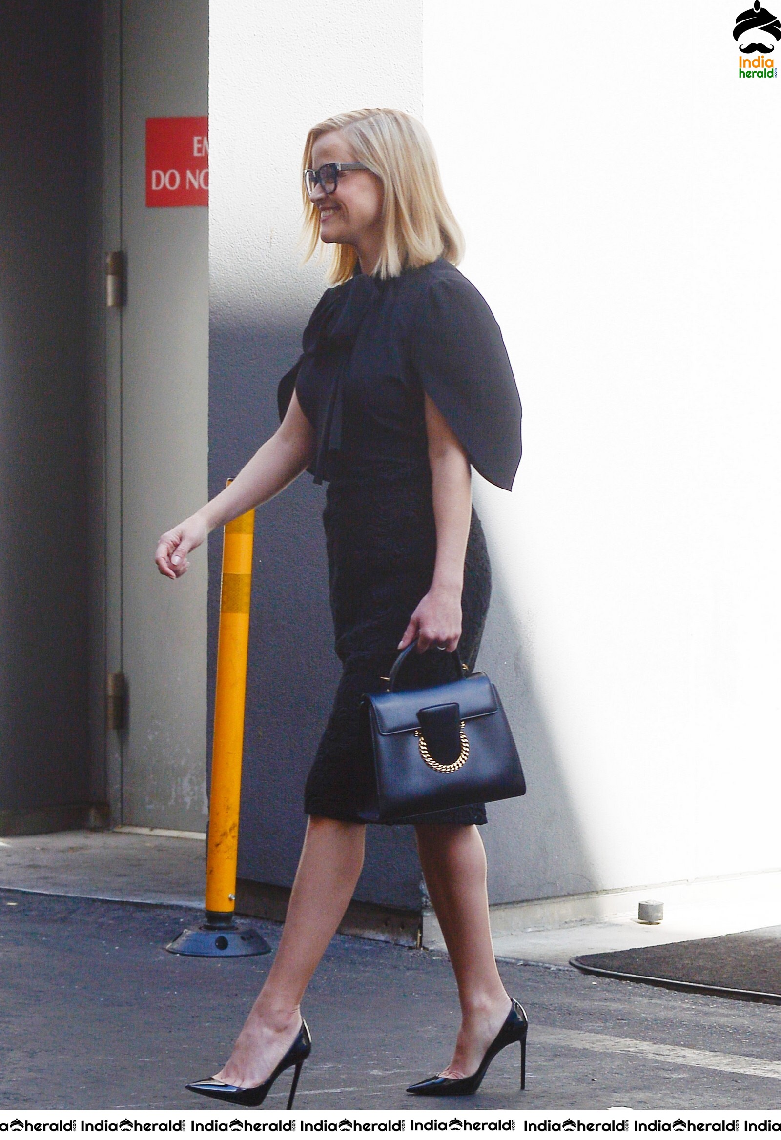 Reese Witherspoon Outside her Office in LA
