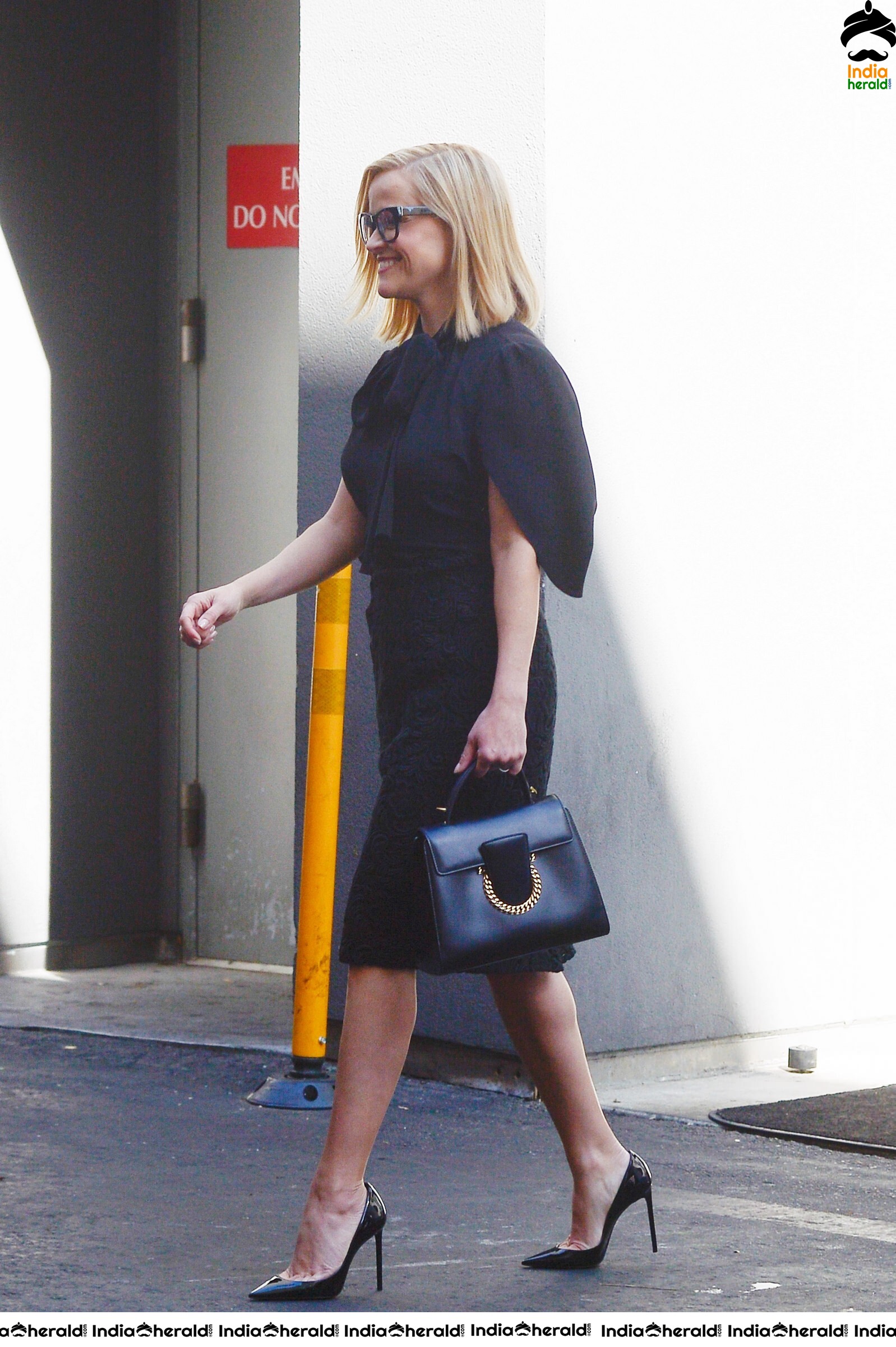 Reese Witherspoon Outside her Office in LA