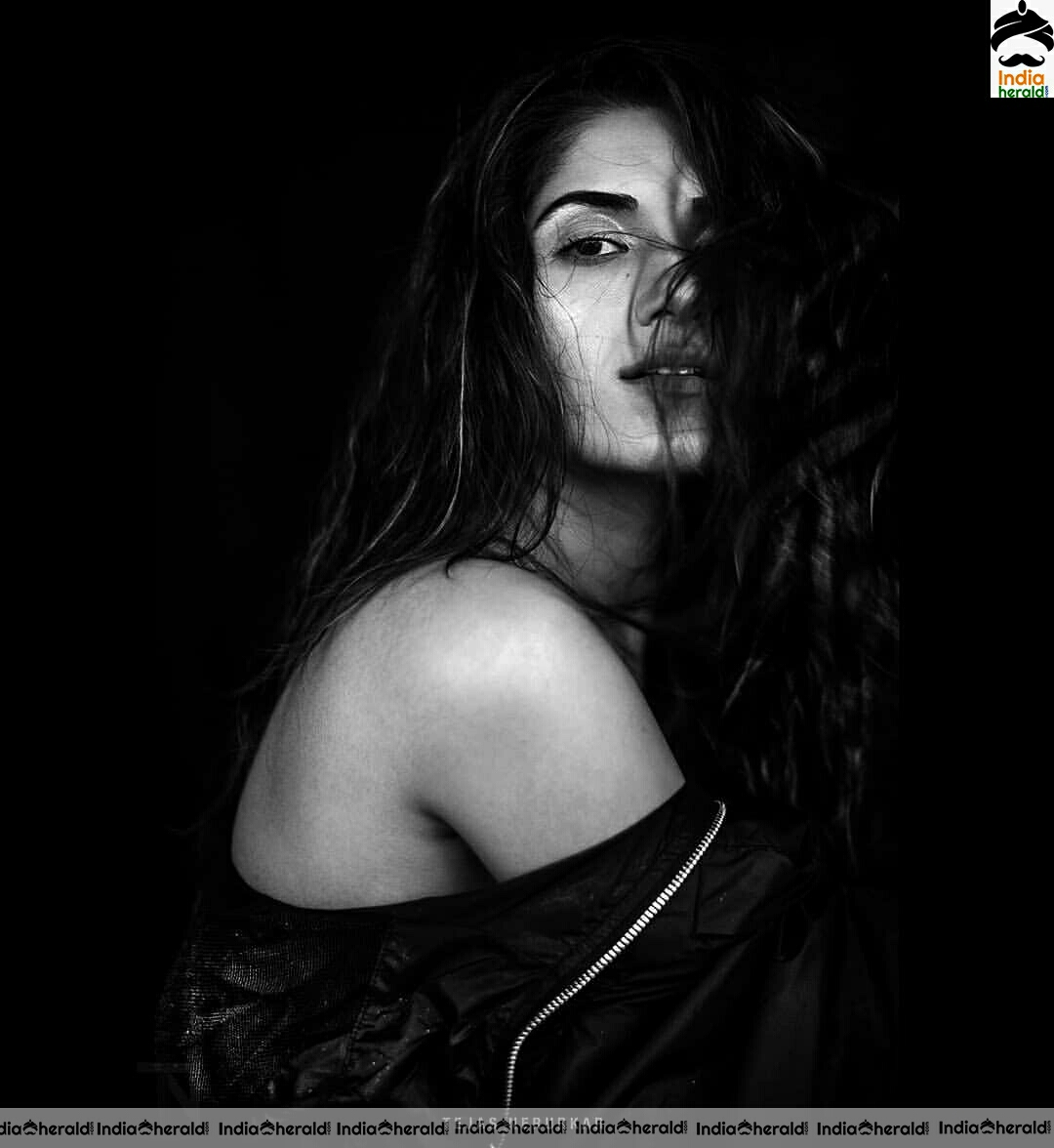 Ruhani Sharma Hot Black And White Photo Shoot