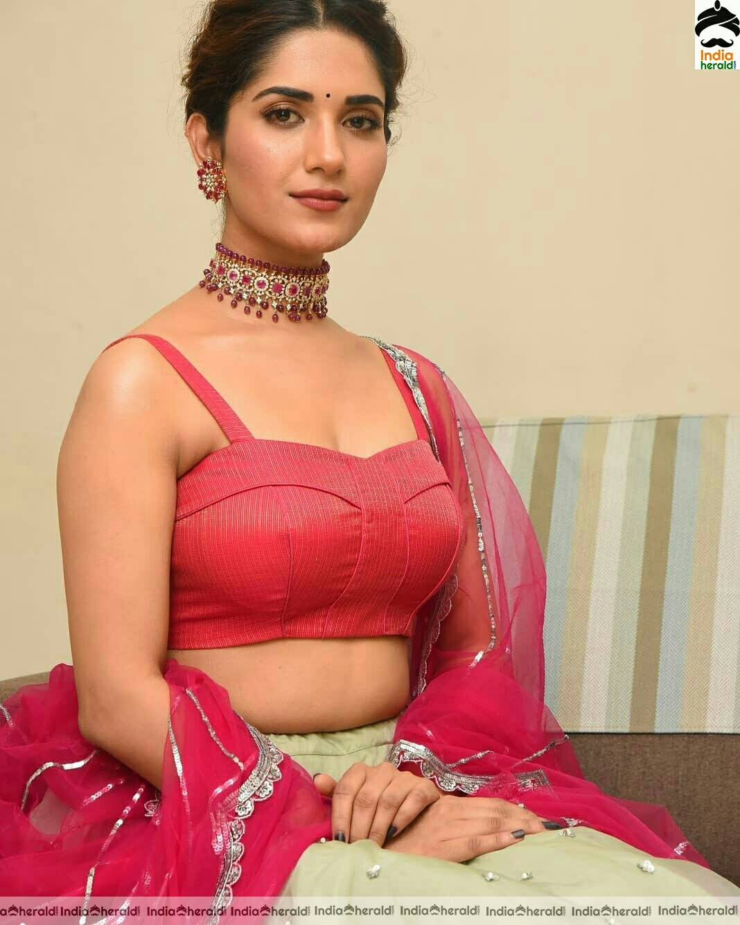 Ruhani Sharma Shows Her Sexy Waistline In These Photoshoot Stills