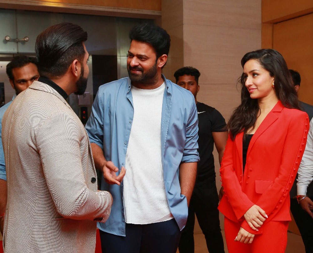 Saaho Chennai Press Meet Stills