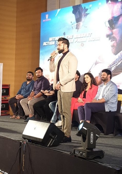 Saaho Chennai Press Meet Stills