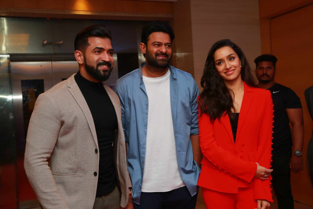 Saaho Chennai Press Meet Stills