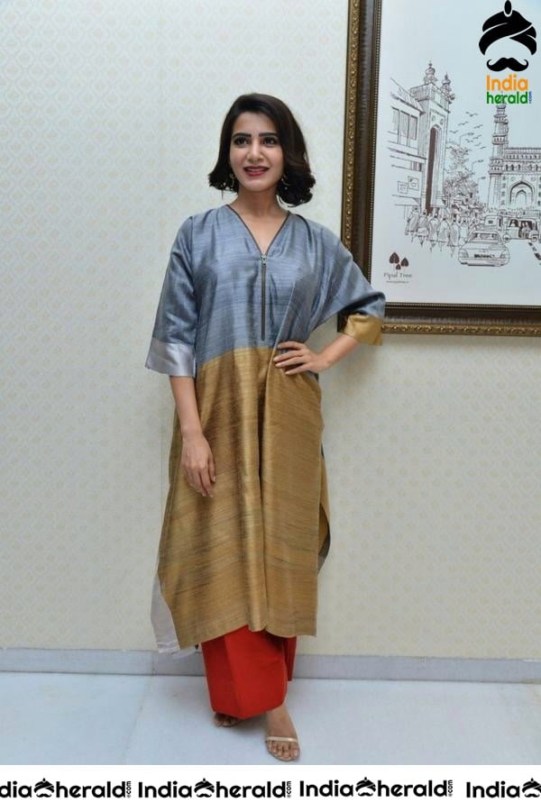 Samantha Adorable and Cute Photos in a weird dress