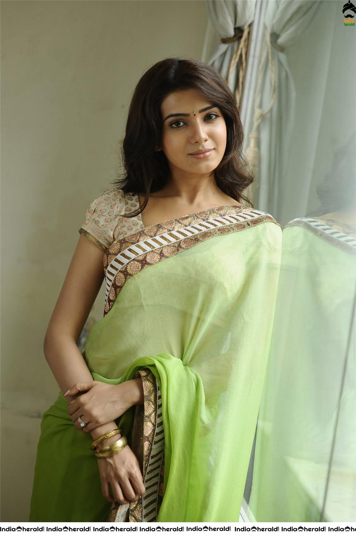 Samantha Akkineni Throwback Photoshoot in Saree before her Plastic surgery