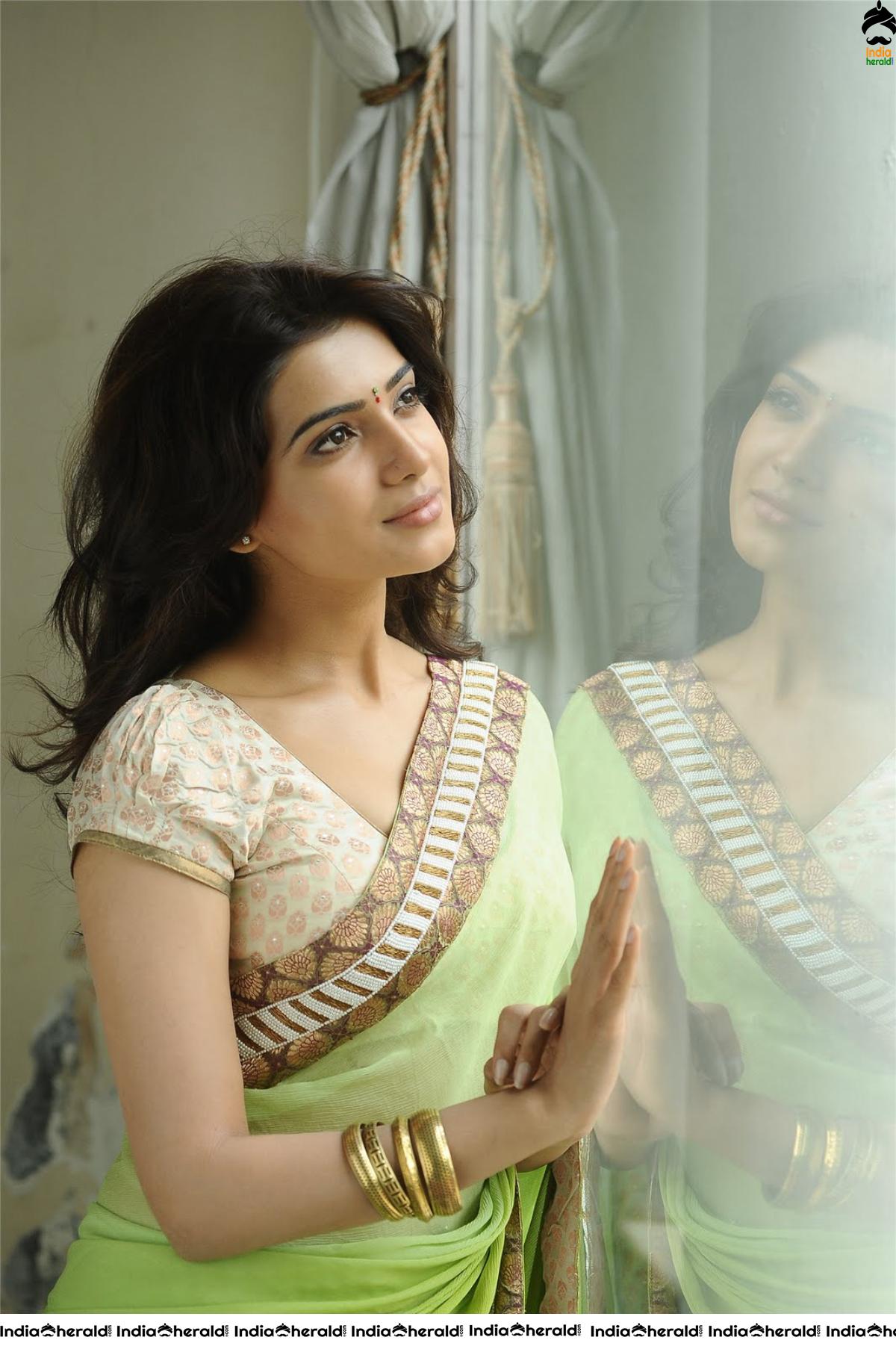 Samantha Akkineni Throwback Photoshoot in Saree before her Plastic surgery