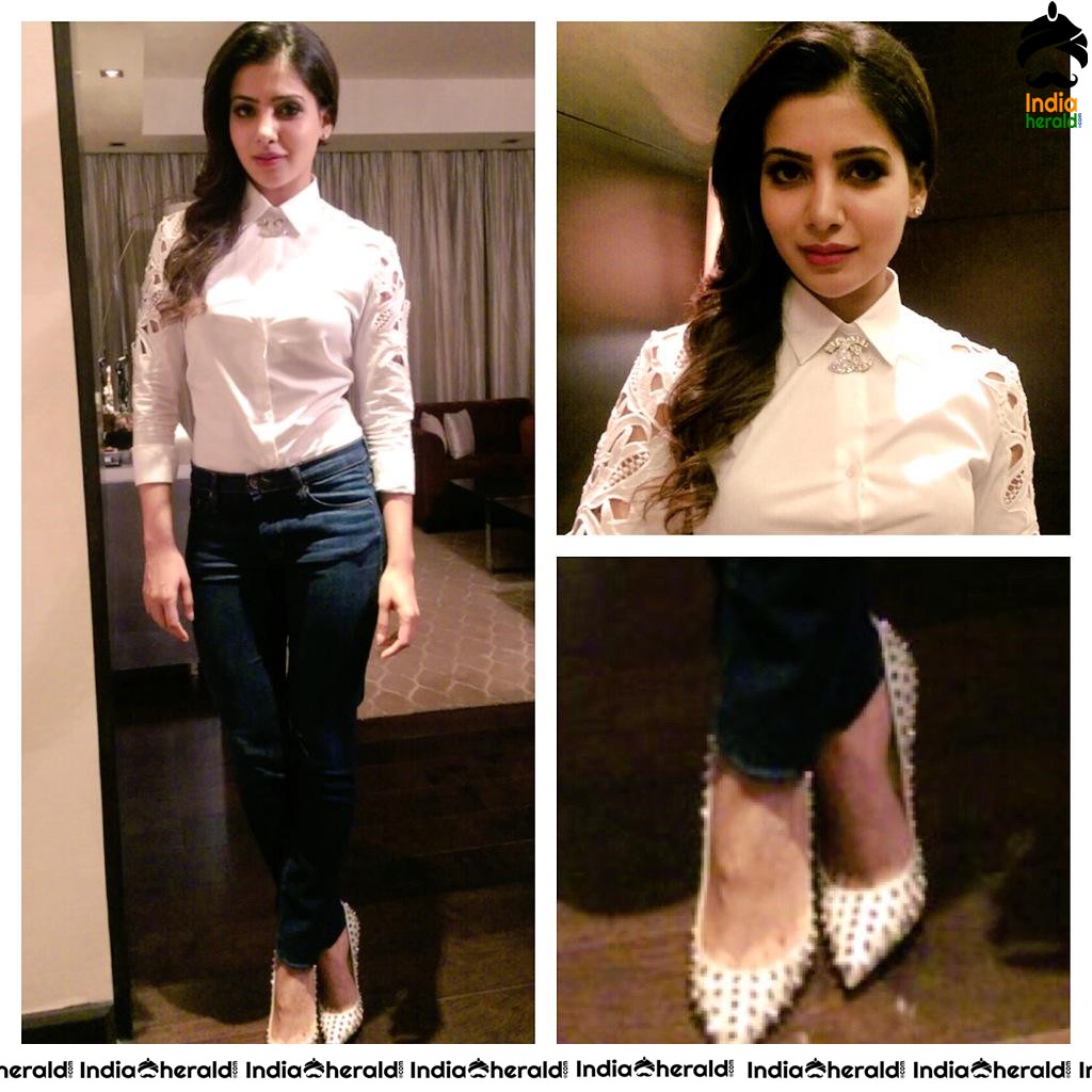 Samantha Akkineni Unseen Behind the Screen Photos Set 2