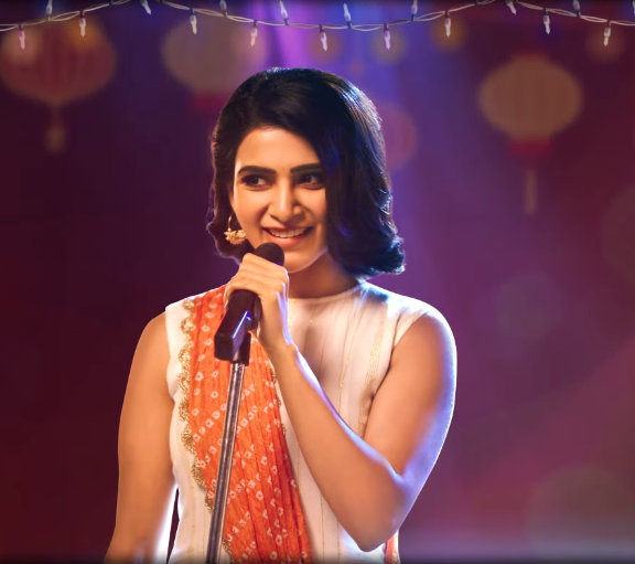 Samantha In Sleeveless Dress And Bob Cut Hair Photos