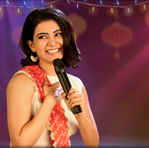 Samantha In Sleeveless Dress And Bob Cut Hair Photos