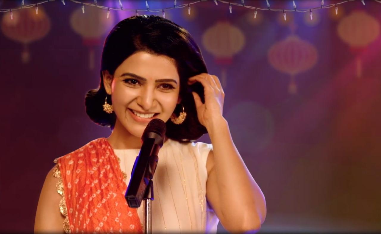 Samantha In Sleeveless Dress And Bob Cut Hair Photos