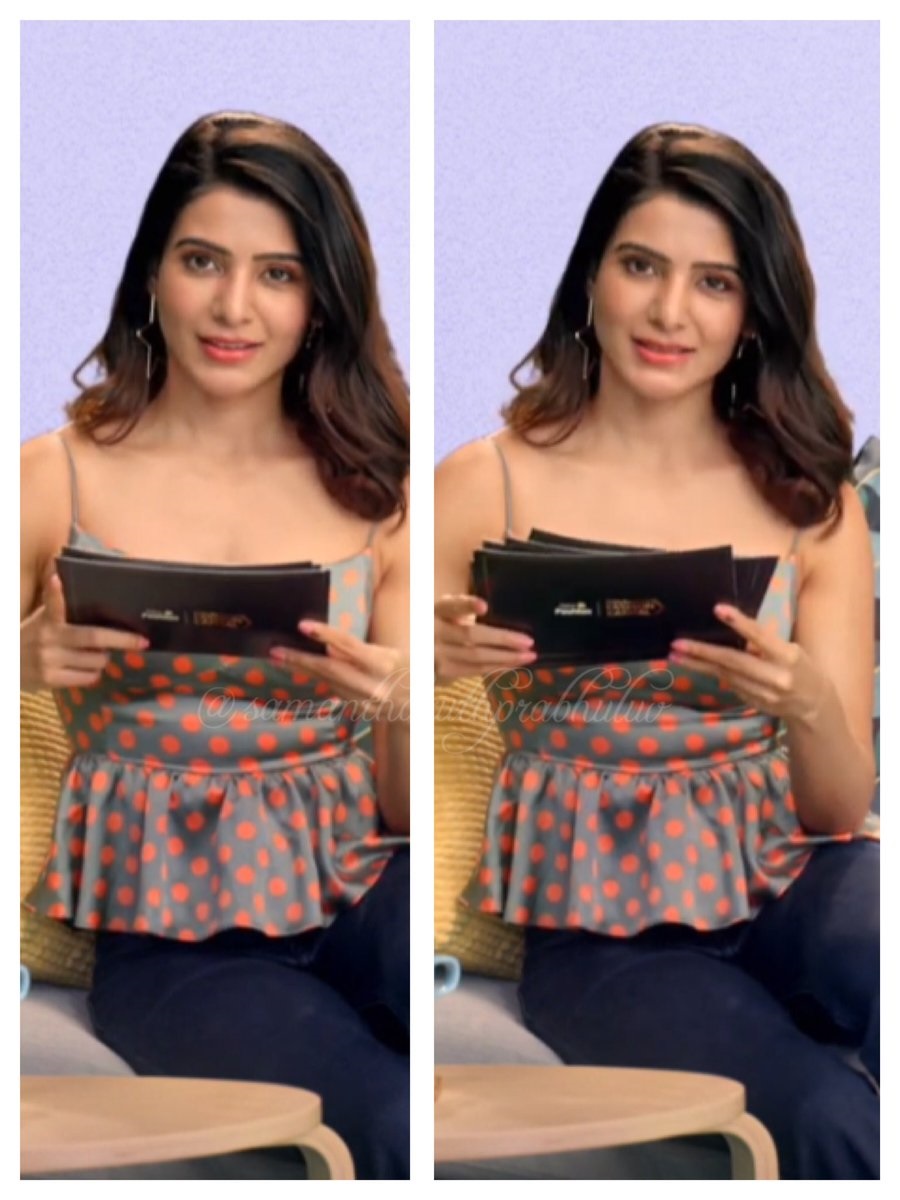 Samantha Latest Denim Look Stills