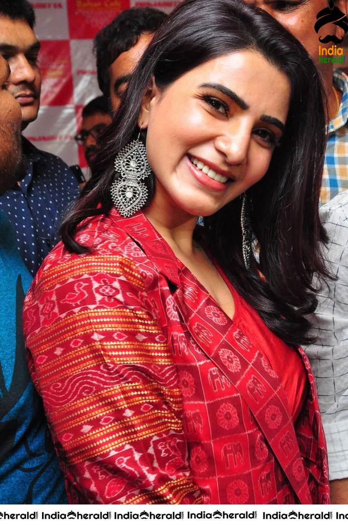 Samantha Looking Too Gorgeous at a Cafe Opening in Chennai