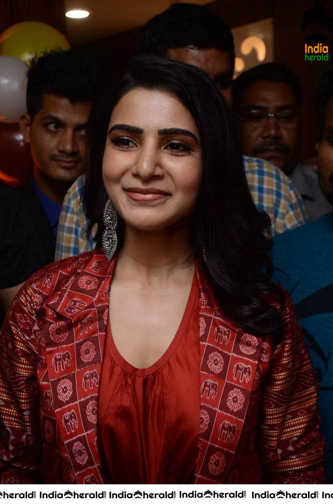 Samantha Looking Too Gorgeous at a Cafe Opening in Chennai