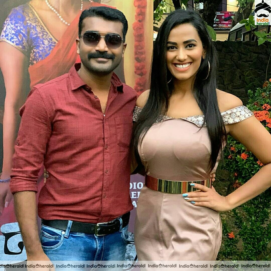 Sanjana Singh Latest Hot Golden Attire Stills