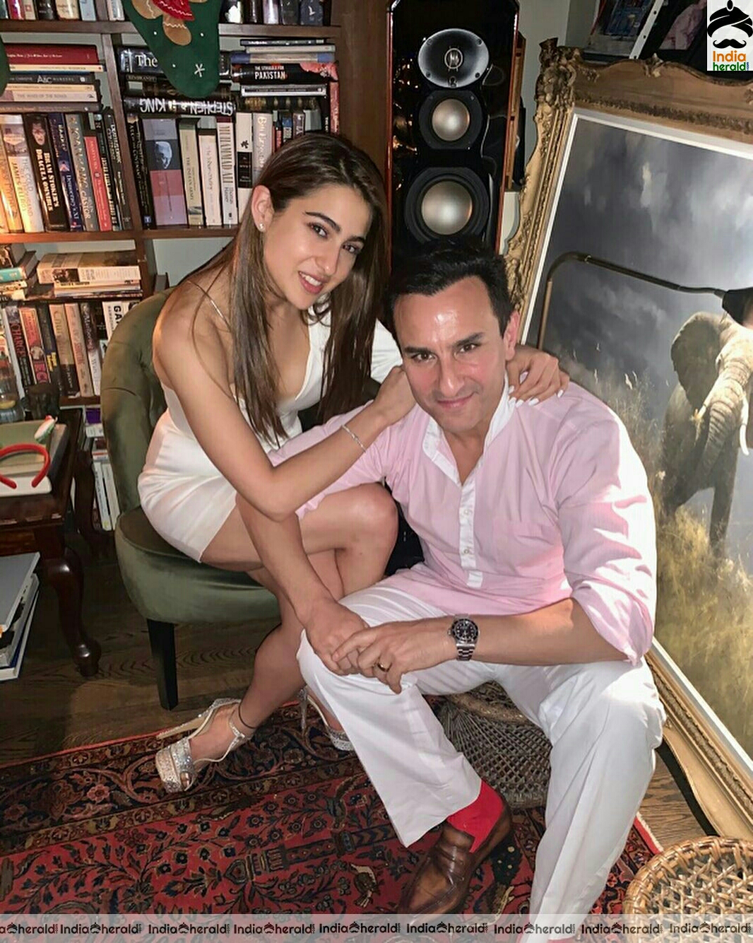 Sara Ali Khan Hot In Celebrating Christmas