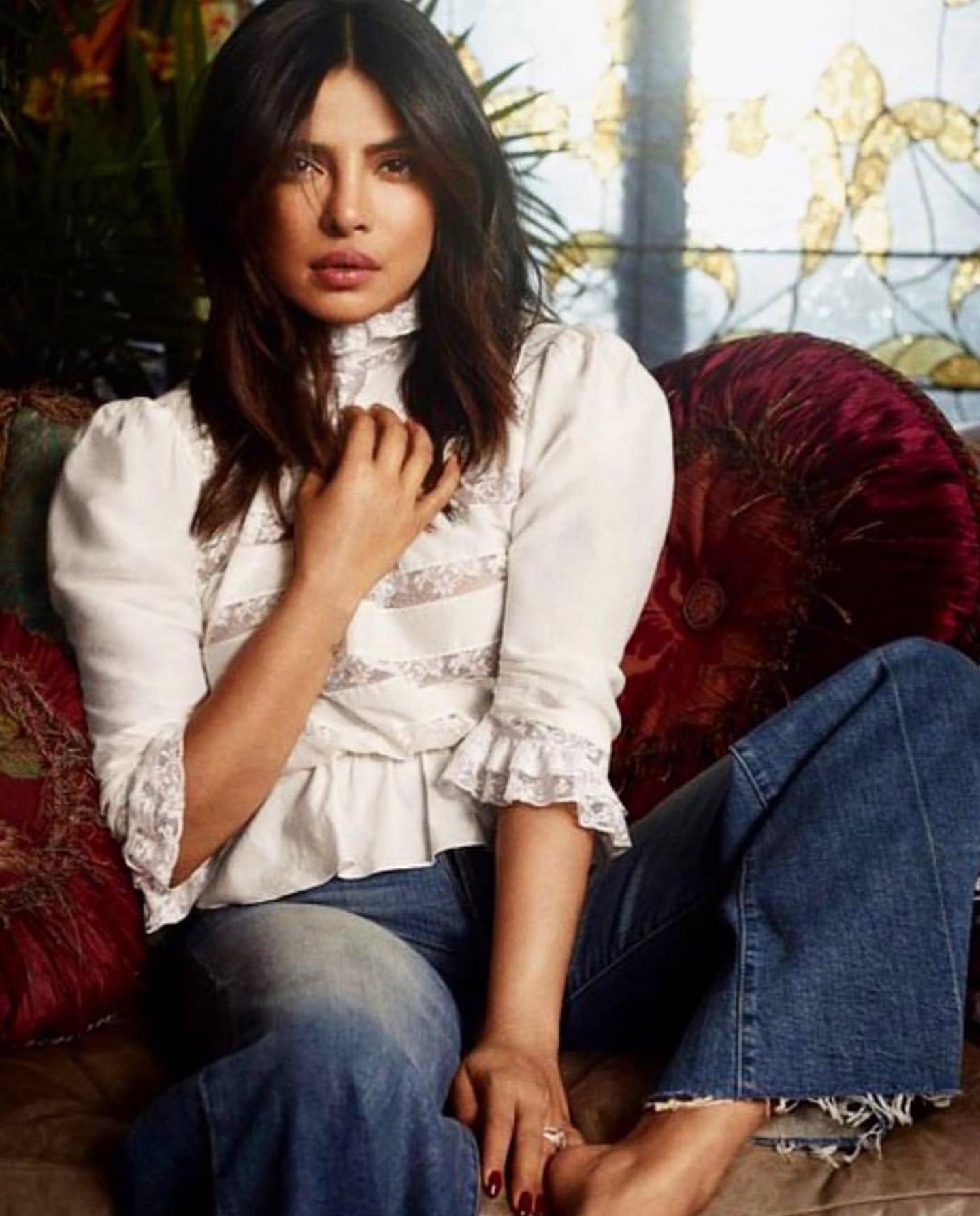 Seductive Priyanka Chopra Exposes Hot For InStyle Magazine