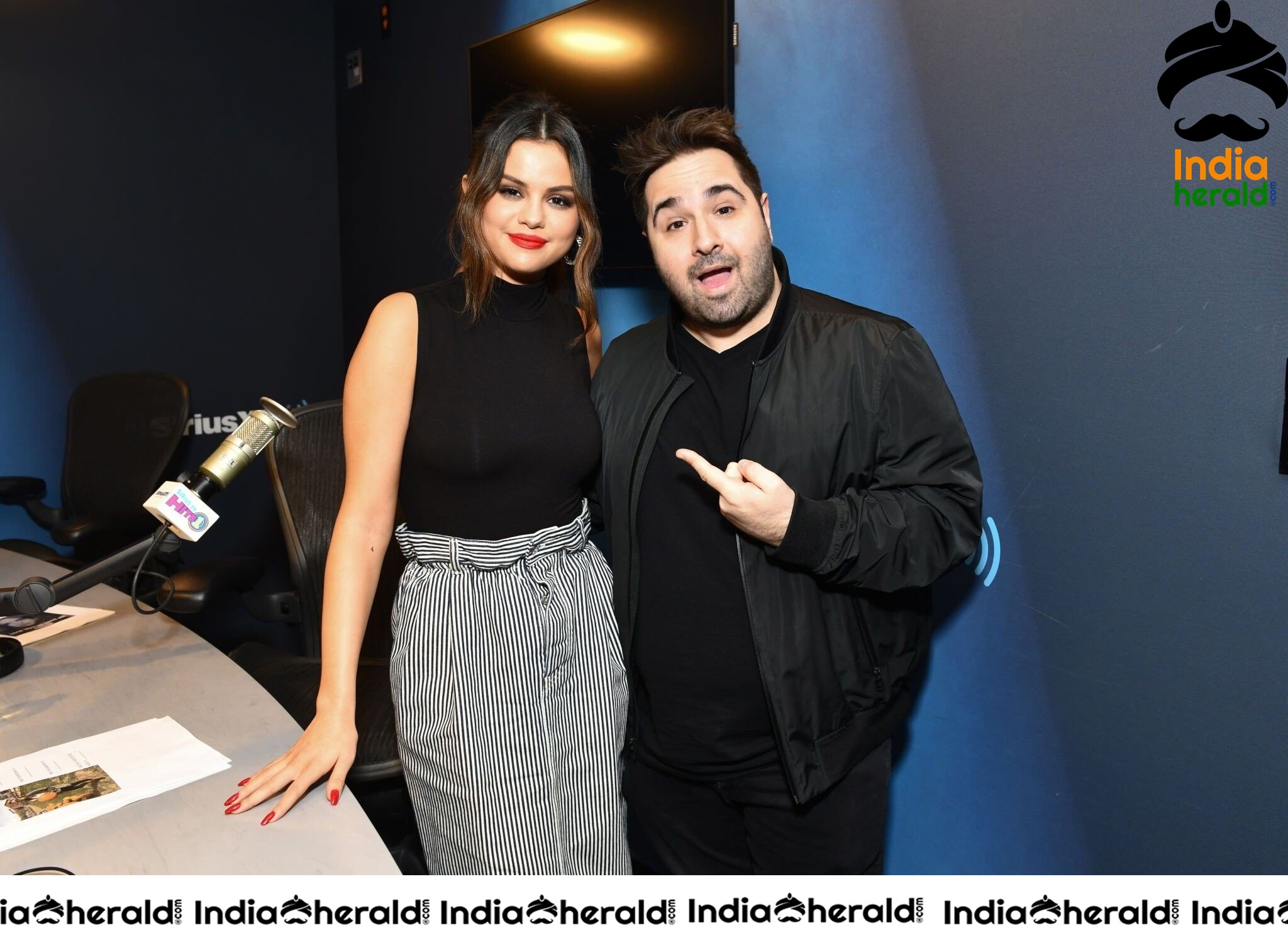 Selena Gomez at Sirius XM Radio in NYC