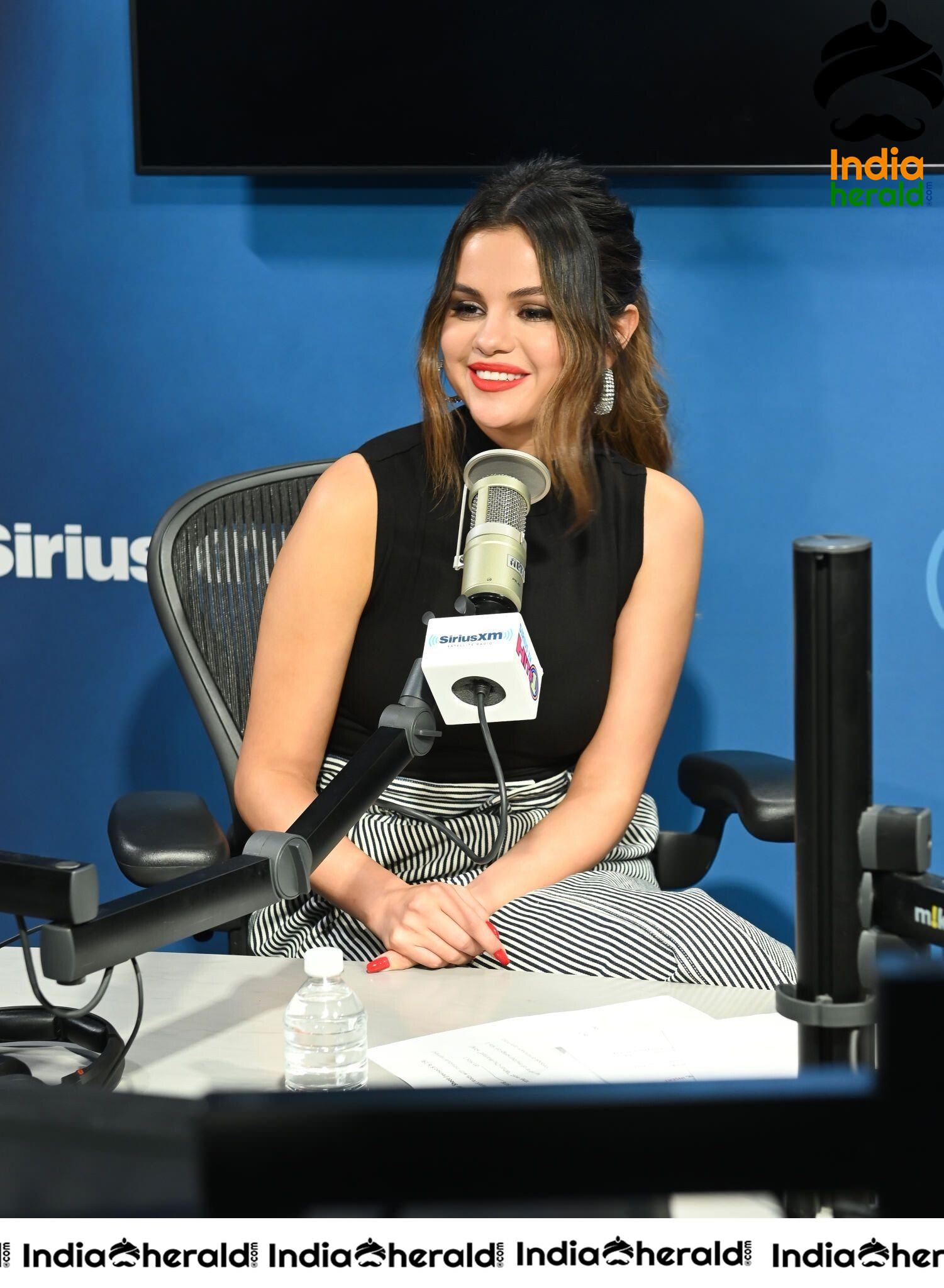 Selena Gomez at Sirius XM Radio in NYC