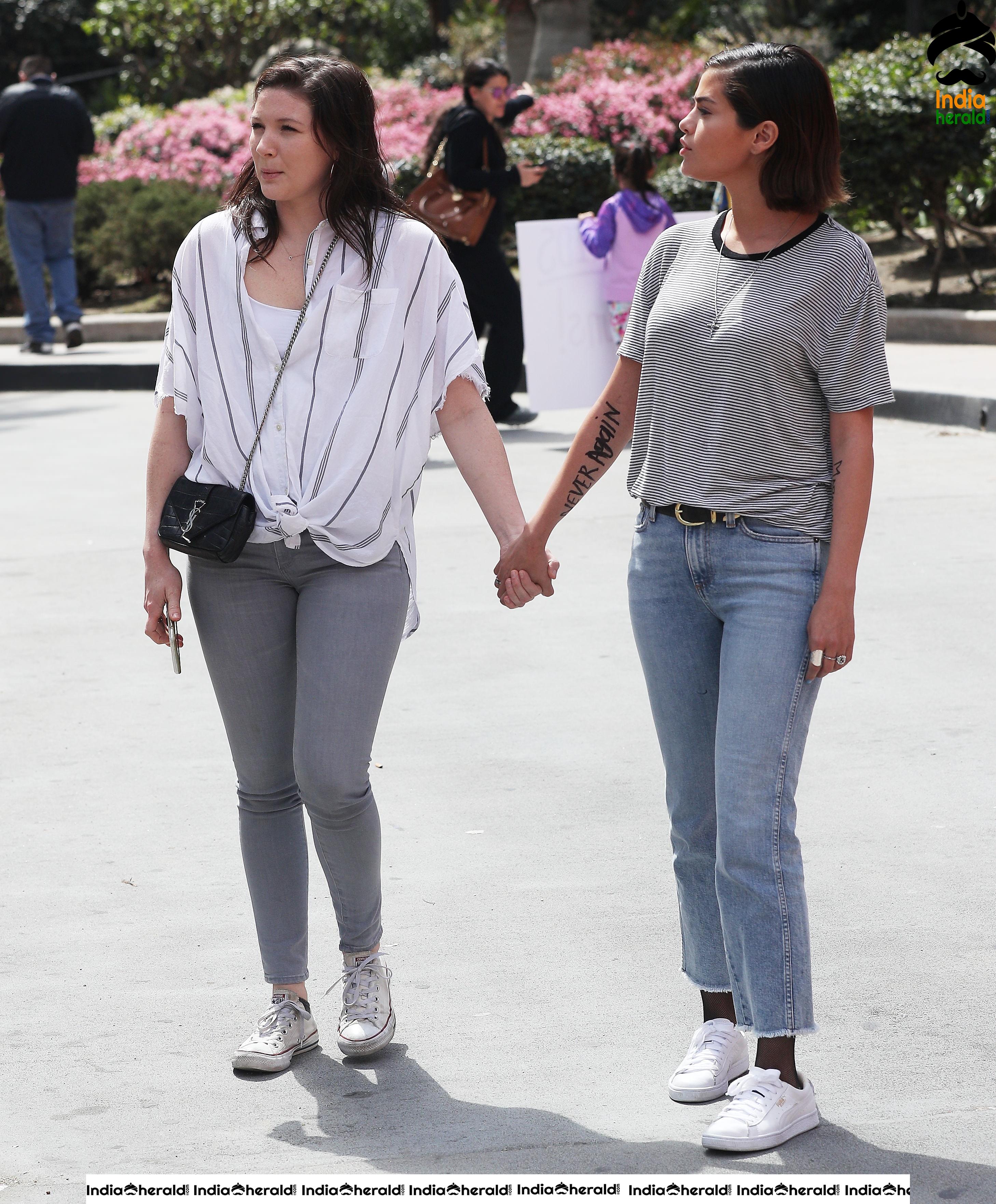 Selena Gomez Leaving the March For Our Lives Rally in LA Set 2