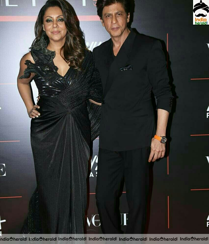 Shah Rukh Khan And Gauri Khan At Vogue Nykaa Power List Awards 2019