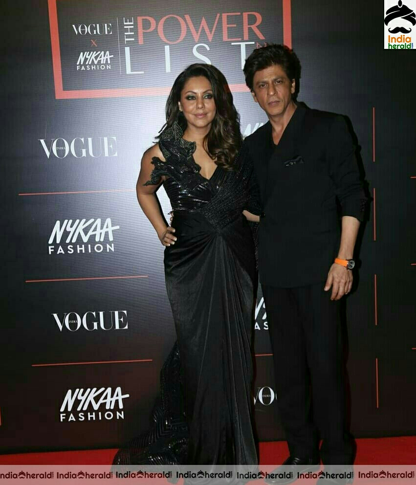 Shah Rukh Khan And Gauri Khan At Vogue Nykaa Power List Awards 2019