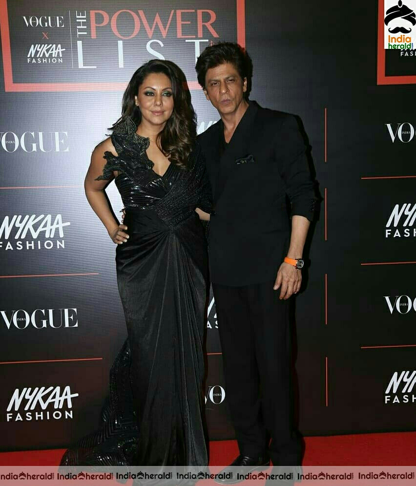 Shah Rukh Khan And Gauri Khan At Vogue Nykaa Power List Awards 2019
