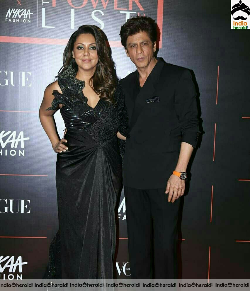 Shah Rukh Khan And Gauri Khan At Vogue Nykaa Power List Awards 2019