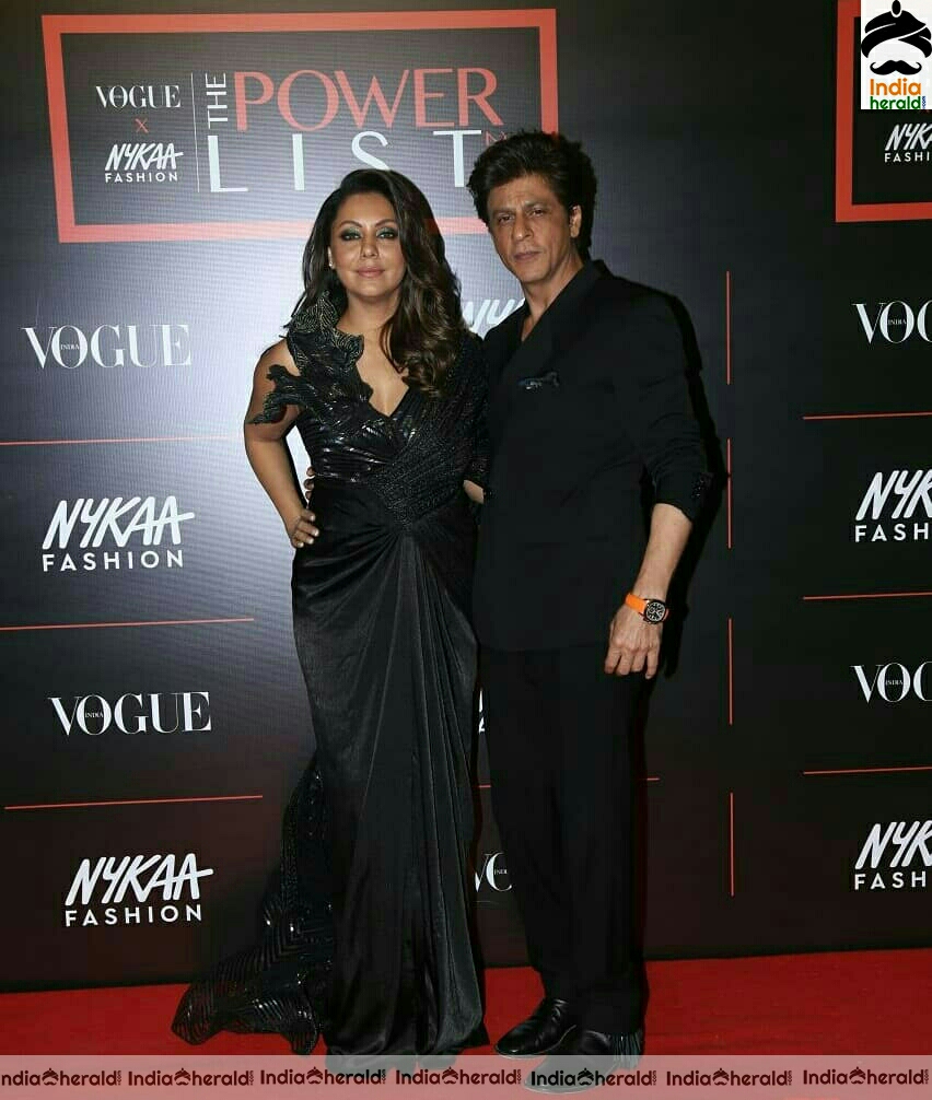 Shah Rukh Khan And Gauri Khan At Vogue Nykaa Power List Awards 2019