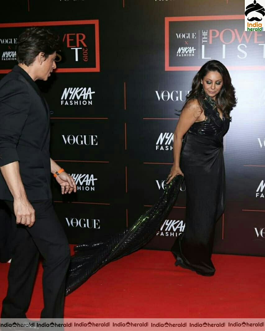 Shah Rukh Khan And Gauri Khan At Vogue Nykaa Power List Awards 2019