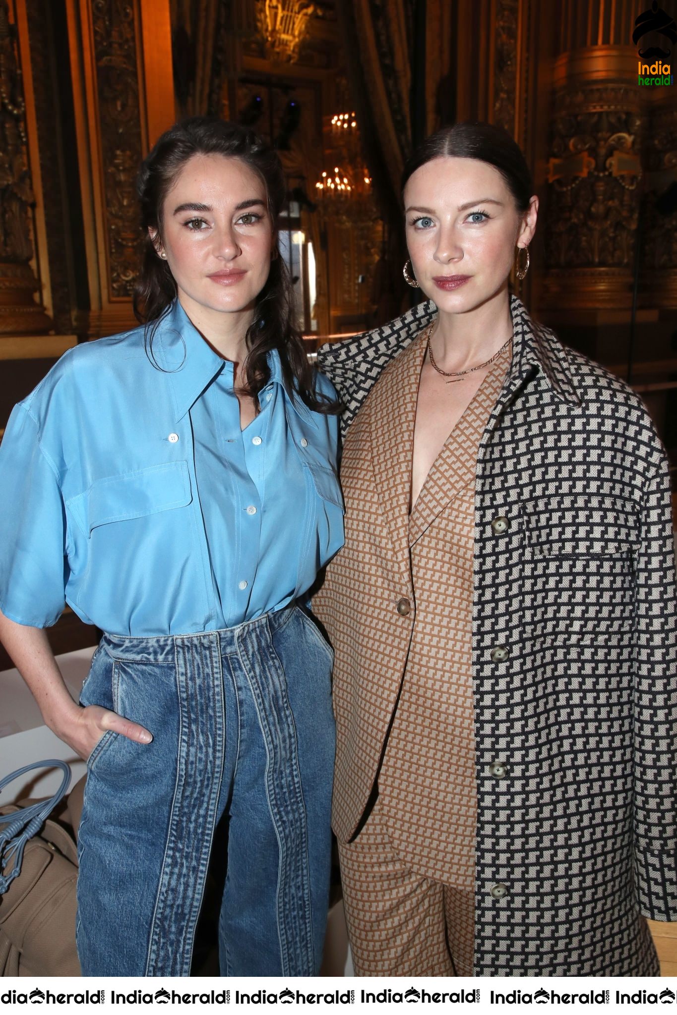 Shailene Woodley during Stella McCartney Show at Paris Fashion Week in Paris