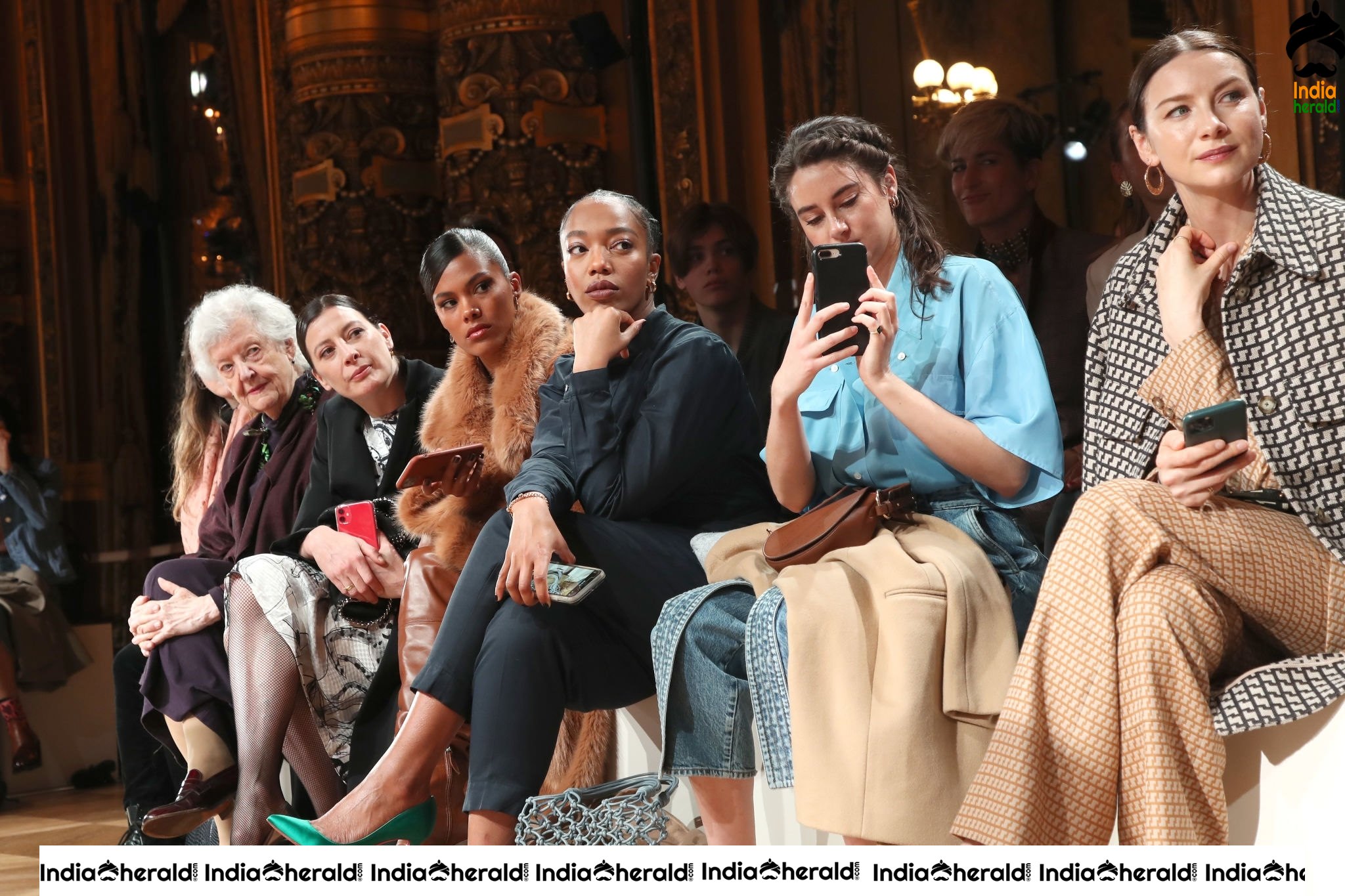 Shailene Woodley during Stella McCartney Show at Paris Fashion Week in Paris