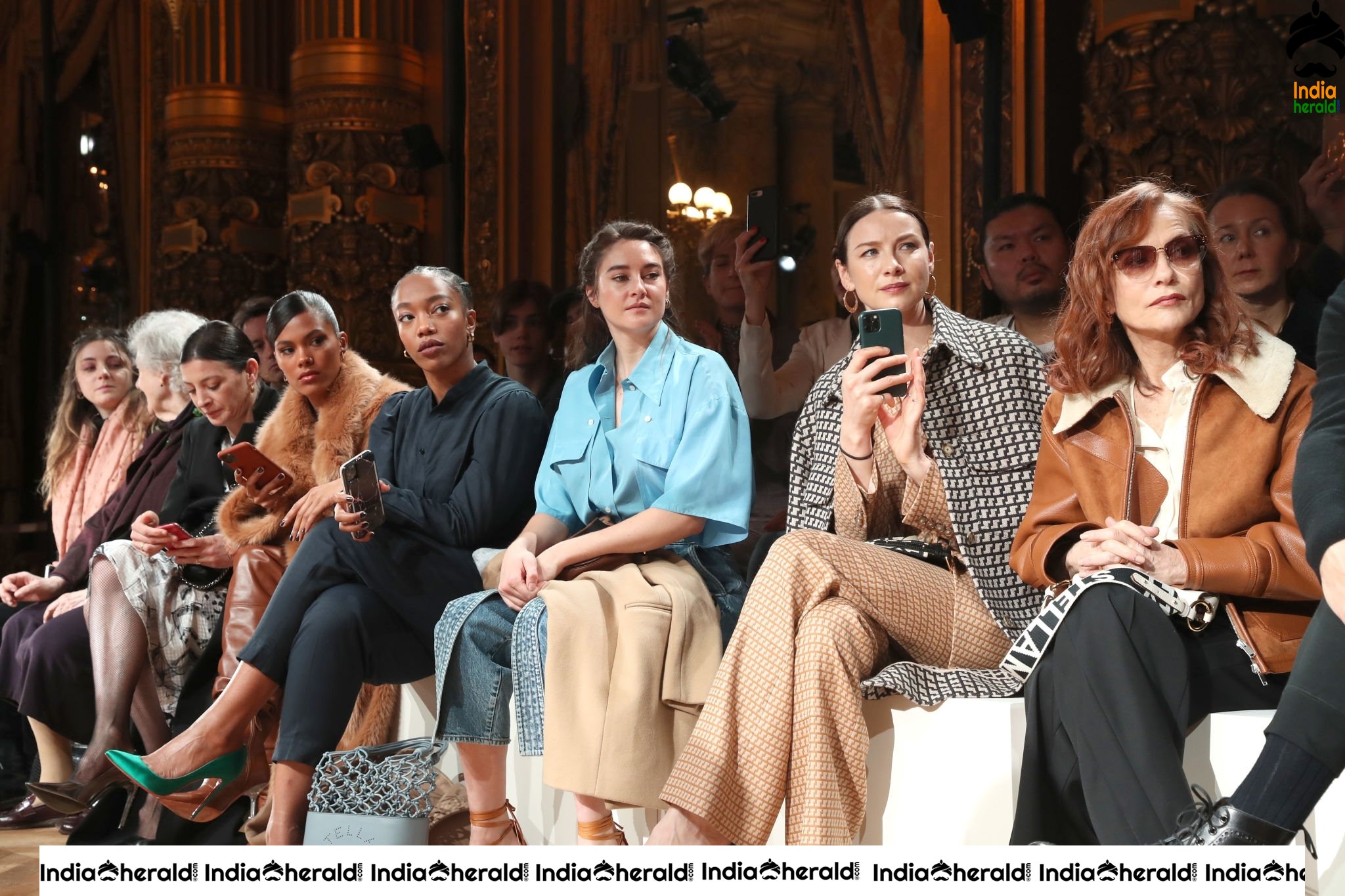 Shailene Woodley during Stella McCartney Show at Paris Fashion Week in Paris