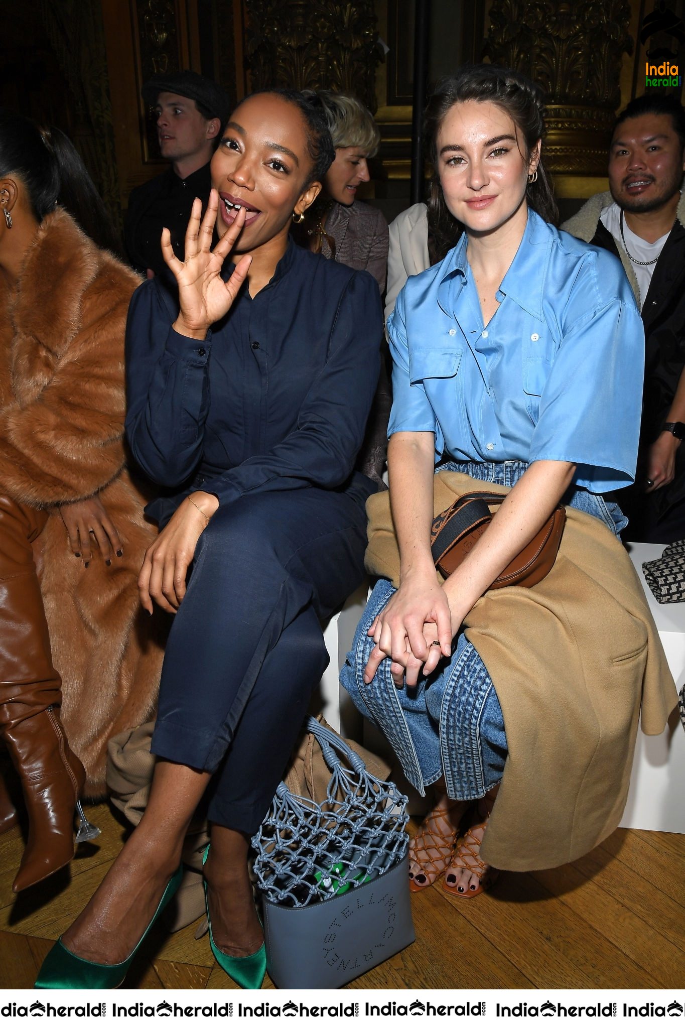 Shailene Woodley during Stella McCartney Show at Paris Fashion Week in Paris