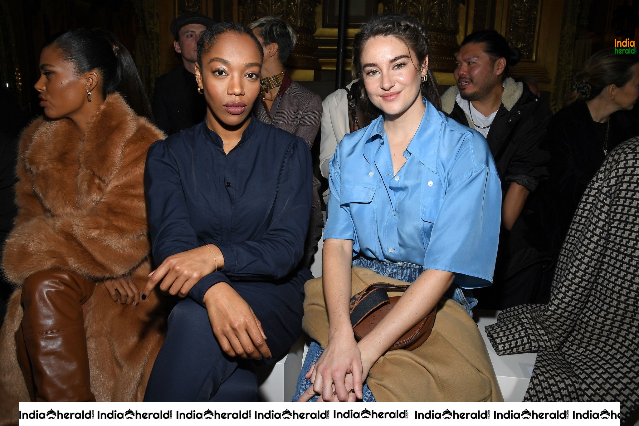 Shailene Woodley during Stella McCartney Show at Paris Fashion Week in Paris