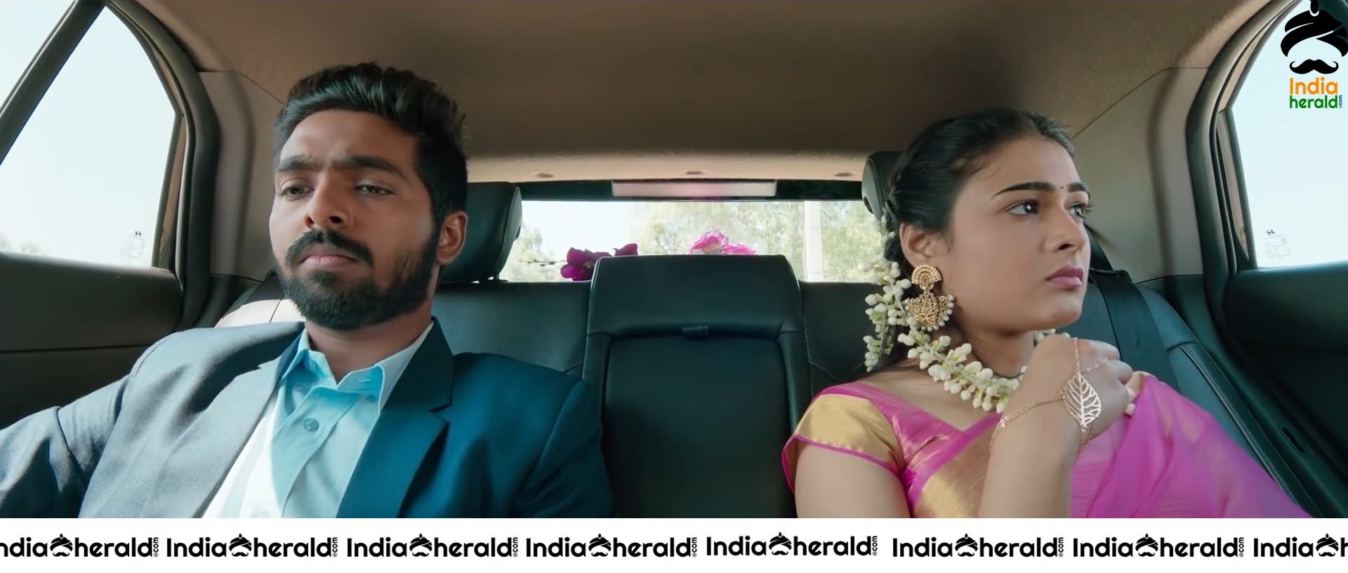 Shalini Pandey Hot Photos From 100 Percent Kaadhal Movie Set 4