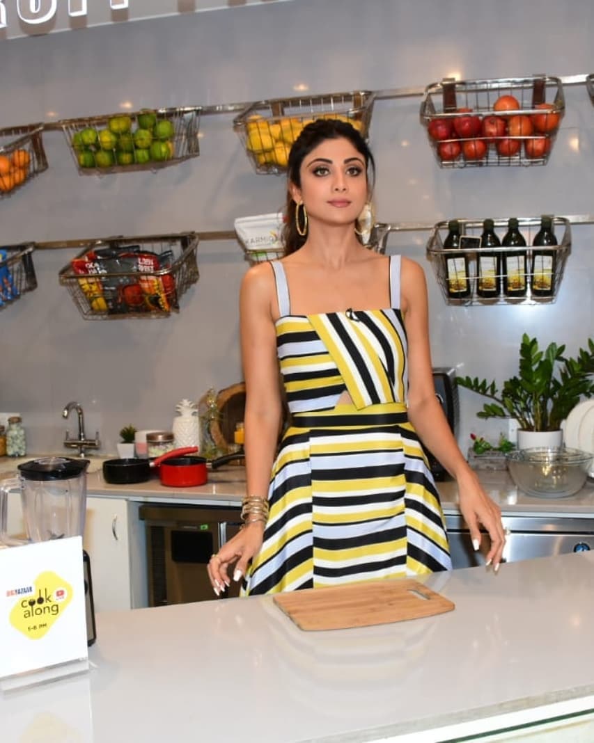 Shilpa Shetty At Cookery Show