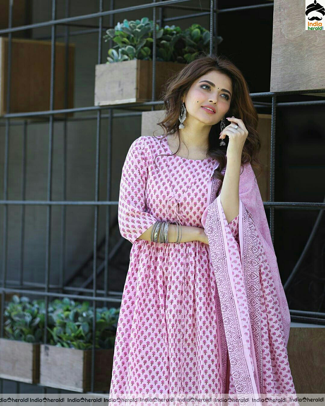 Shirin Looking gracious and flawless in pink chudi