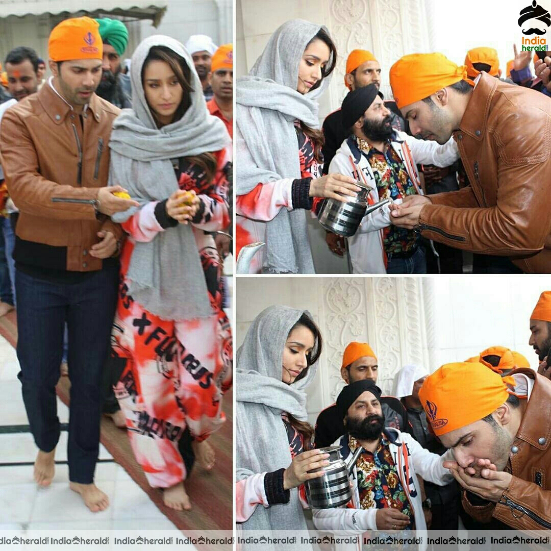 Shraddha Kapoor and Varun Dhawan Seek Blessing At A Gurdwara